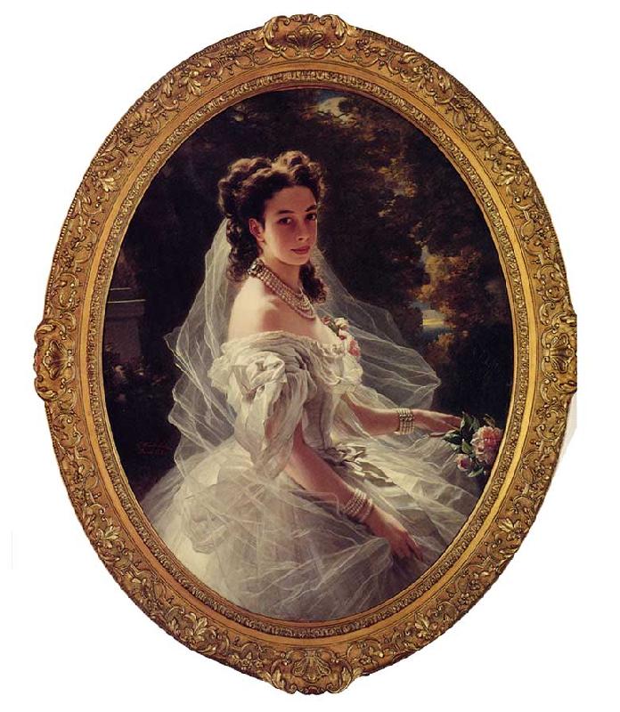 Franz Xaver Winterhalter Pauline Sandor, Princess Metternich oil painting picture